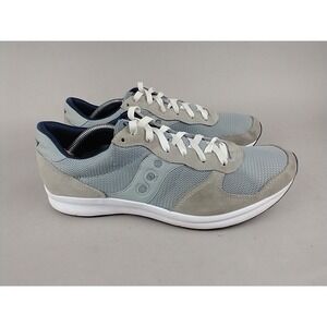 Saucony Bullet Mens Grey Suede Mesh Lifestyle Sneakers S40025-2 Size 11